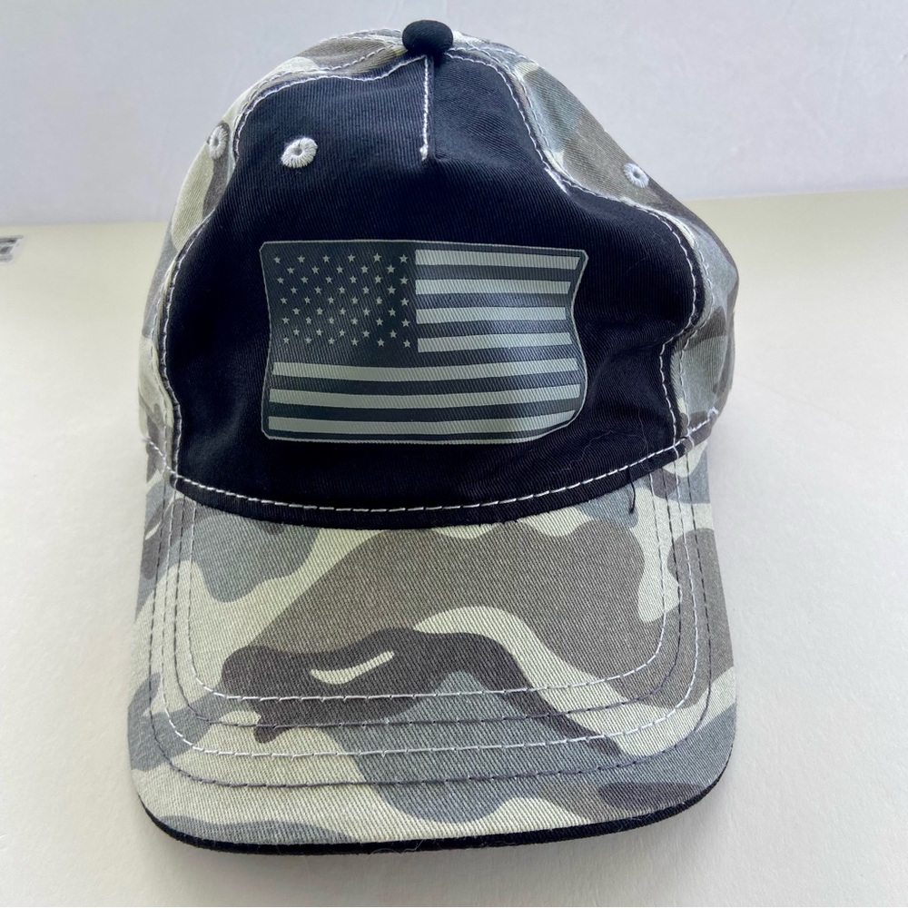 Camouflage American Flag Hat
